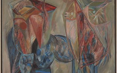 MARIA GABRIEL, Óleo sobre tela, 81 x 100 cm