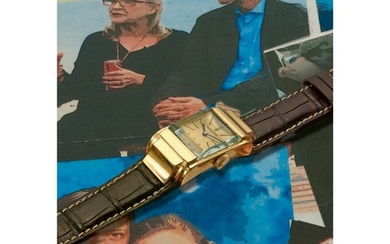 MELLERIO | A PINK GOLD RECTANGULAR WRISTWATCH, CIRCA 1975 | 粉紅金腕錶，年份約1975