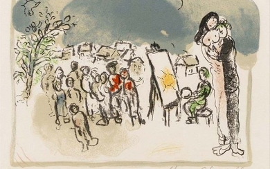 Marc Chagall, Hommage à Julien Cain, 1968