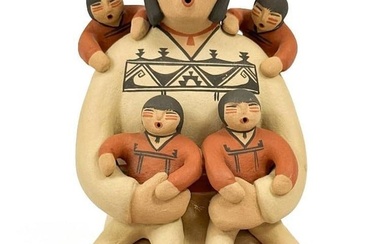Maxine Toya (Jemez Pueblo, b. 1948) Storyteller Ceramic Figure