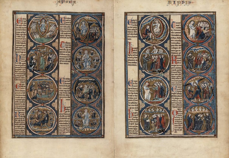 [Medieval manuscripts]. Die Bibel Ludwigs des Heiligen. Graz, Akademische Druck...