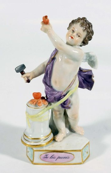 Meissen "Je Les Punis" porcelain figure
