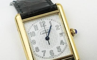Must de Cartier Tank Strap Watch