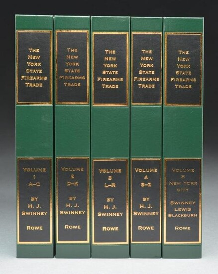 NEW 5 VOLUME SET NEW YORK STATE FIREARMS TRADE