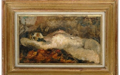 NUDE FEMALE OIL PAINTING BY JOACHIM WEINGART