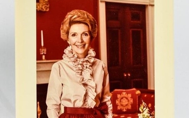 Nancy Reagan Ink Signed Photo to Sallie Lewis