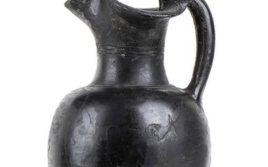 OINOCHOE A ROTELLE ETRUSCA IN BUCCHERO VII - VI secolo...