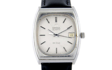 OMEGA - a stainless steel De Ville wrist watch, 32mm x 35mm.