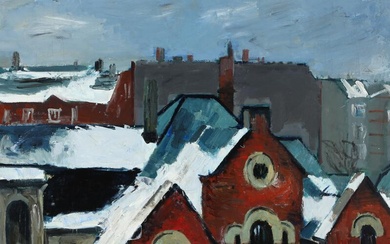 Olaf Rude (b. Rakvere, Estland 1886, d. Frederiksberg 1957) View over the...