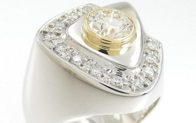 PT K18YG Diamond Ring 1.14CT