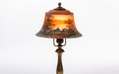 Pairpoint Boudoir Lamp with Landscape Exeter Shade
