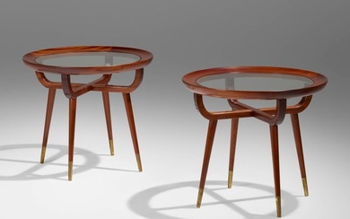 Paolo Buffa, attribution, Occasional tables, pair