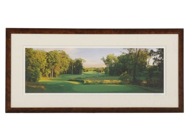 Peter Wong Limited Edition Giclée on Paper "Spring Hill Golf Club, #13"