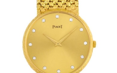 Piaget PIAGET Tradition 12P Diamond Index Gold K18YG Men's Quartz Watch Dial