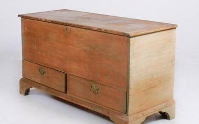 Pine Chippendale 2 Drawer Blanket Chest