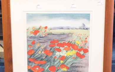 Pip Carpenter Limited Edition screen print entitled 'Summer Verge'. Signed,...