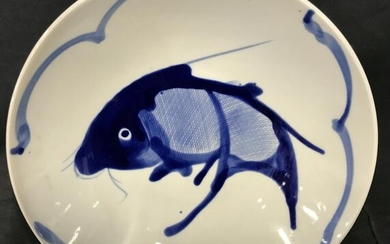 Porcelain Hand Painted Fish Bowl