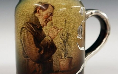 Pottery & Silver Mug