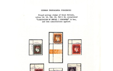 Propaganda Forgeries. 1944 German forgeries of the G.B KGVI ...