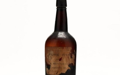Pure Rye Whiskey, R. Schneider
