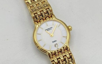 RAYMOND WEIL Fidelio Wrist Watch. 18K Gold Electroplate