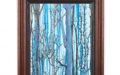 Ralph E. Calhoun (NC, 1931-2017), Blue Trees