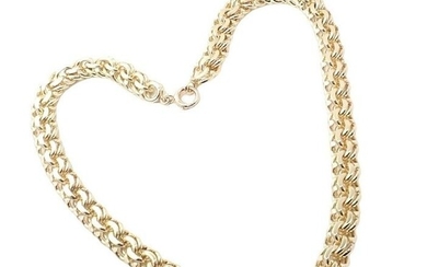 Rare! Vintage Authentic Tiffany & Co 14k Yellow Gold Link Chain Necklace