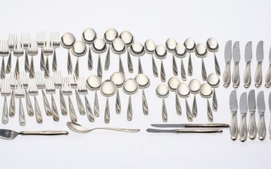 Reed and Barton Sterling Silver Flatware Set, 70 pcs
