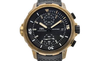 Reference IW3795-03 Aquatimer Chronograph Edition Expedition Charles Darwin A titanium and bronze automatic chronograph wristwatch with date, Circa 2015