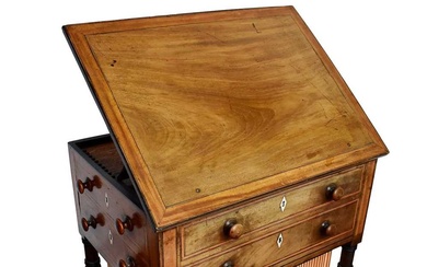 Regency mahogany work table