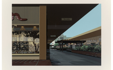 Richard Estes (b. 1932), Lakewood Mall, from Urban Landscape No. 3 (1981)