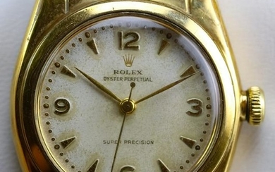 Rolex Bubbleback VTG 1950's 18k Gold Capped Watch