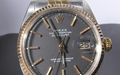 Rolex Datejust Vintage Stainless, 18K Watch