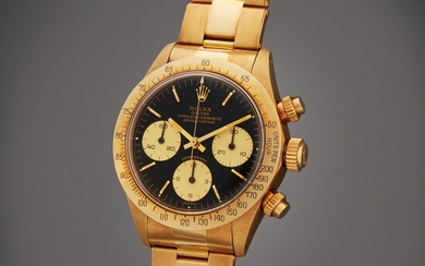 Rolex Reference 6265 Daytona | A yellow gold chronograph wristwatch with bracelet, 1979 | 勞力士 型號 6265 Daytona 黃金計時鍊帶腕錶，1979年