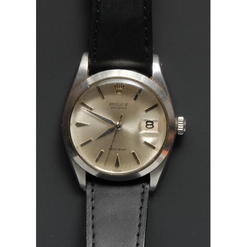 Rolex - a 1960s Gentlemans Oysterdate Precision 6694 stainle...