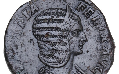 Roman Empire, Julia Domna, 193–217, Sestertius, Rome, 211–217, IVNO S C, 22.95...