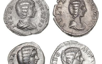 Roman Empire, Julia Domna (wife of Septimius Severus), c. 160–217 AD, Denarius, 4 pcs. different.