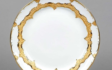 Round cake plate, Meissen, mark