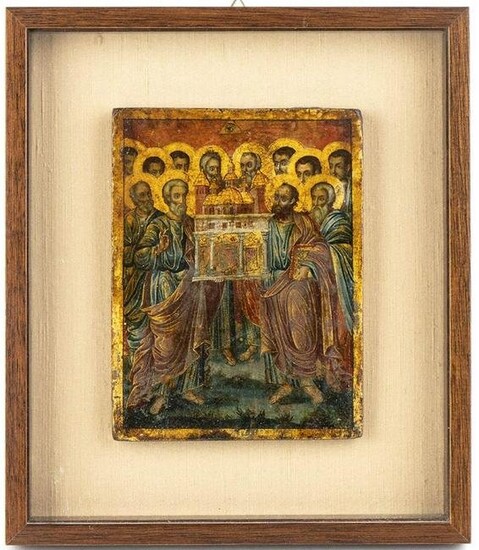 Russian icon of the twelve apostles - 17th Century