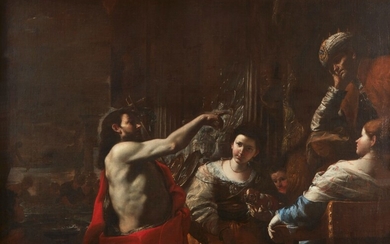 Saint John the Baptist Admonishing Herod, Mattia Preti