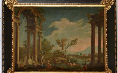 Scuola italiana del XVIII-XIX secolo, Paesaggi con
