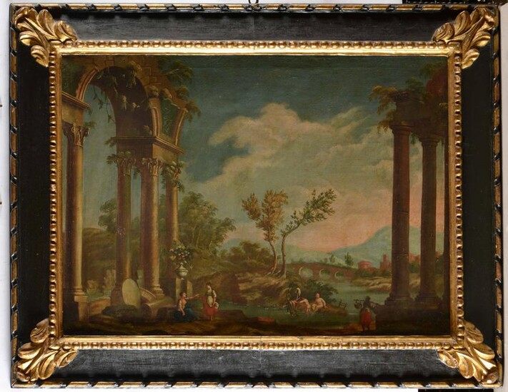 Scuola italiana del XVIII-XIX secolo, Paesaggi con