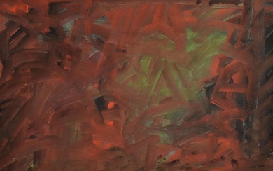 Sergio Romiti COMPOSITION, 1991 tempera sur carton, 55x75 cm signature et date