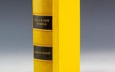 Signed Aldous Huxley Brave New World First Edition