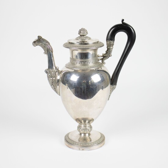 Silver Empire coffee jug 1831