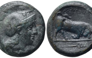 Southern Lucania, Thourioi, c. 350-300 BC. Æ (30mm, 24.93g). Head...
