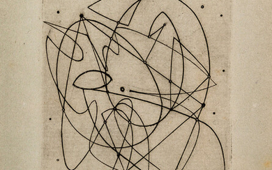 Stanley William Hayter (1901-1988) Greeting Card for 1933-34 (Black and Moorhead 80)