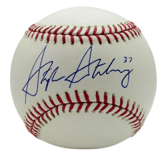 Stephen Strasburg Autographed OML Baseball Washington Nationals PSA/DNA