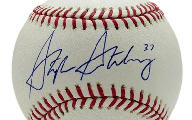 Stephen Strasburg Autographed OML Baseball Washington Nationals PSA/DNA
