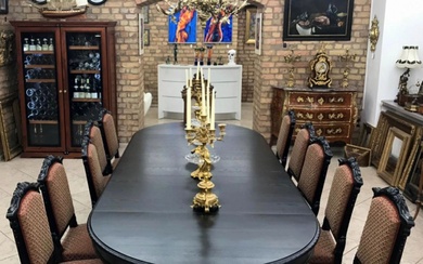Table set in the style of Napoleon III.